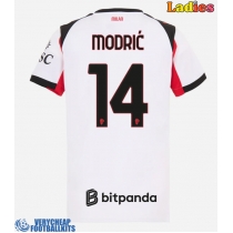 AC Milan Luka Modric #14 Replica Away Shirt Ladies 2025-26 Short Sleeve